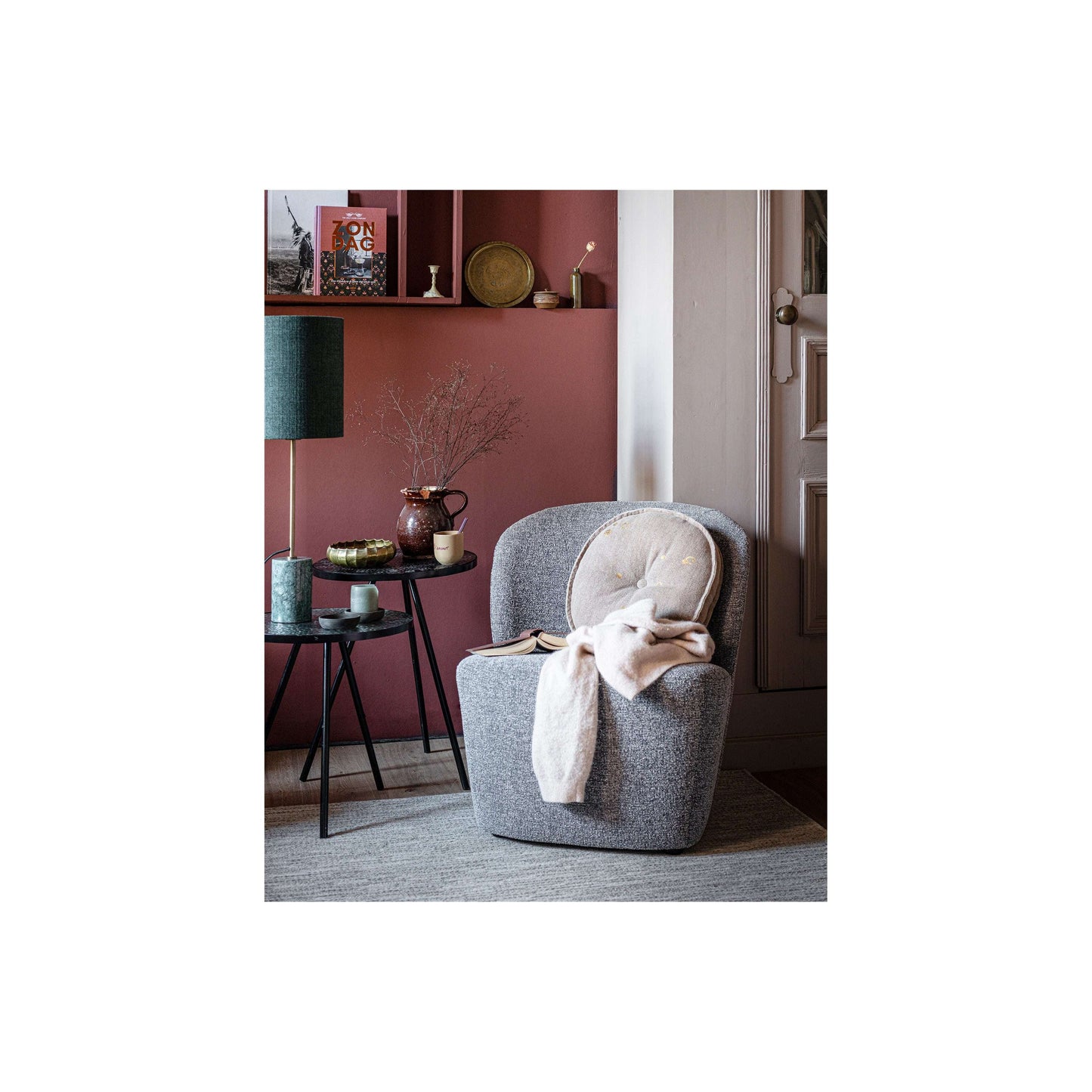vtwonen Lofty fauteuil grijs