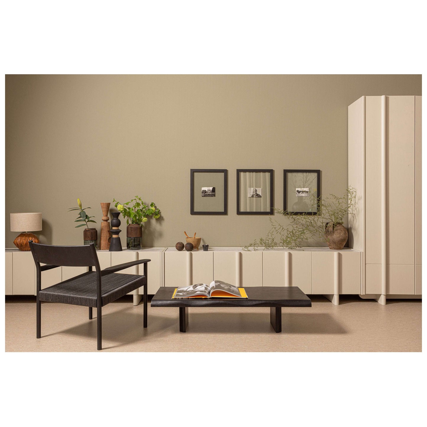 WOOOD Exclusive Lael fauteuil zwart