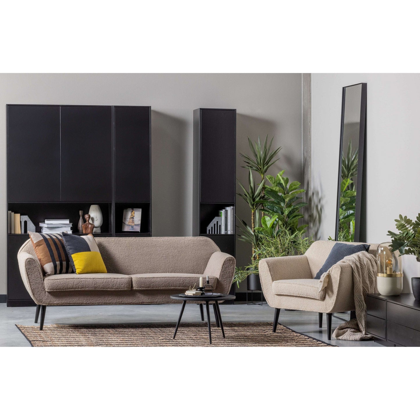 WOOOD Rocco fauteuil zand