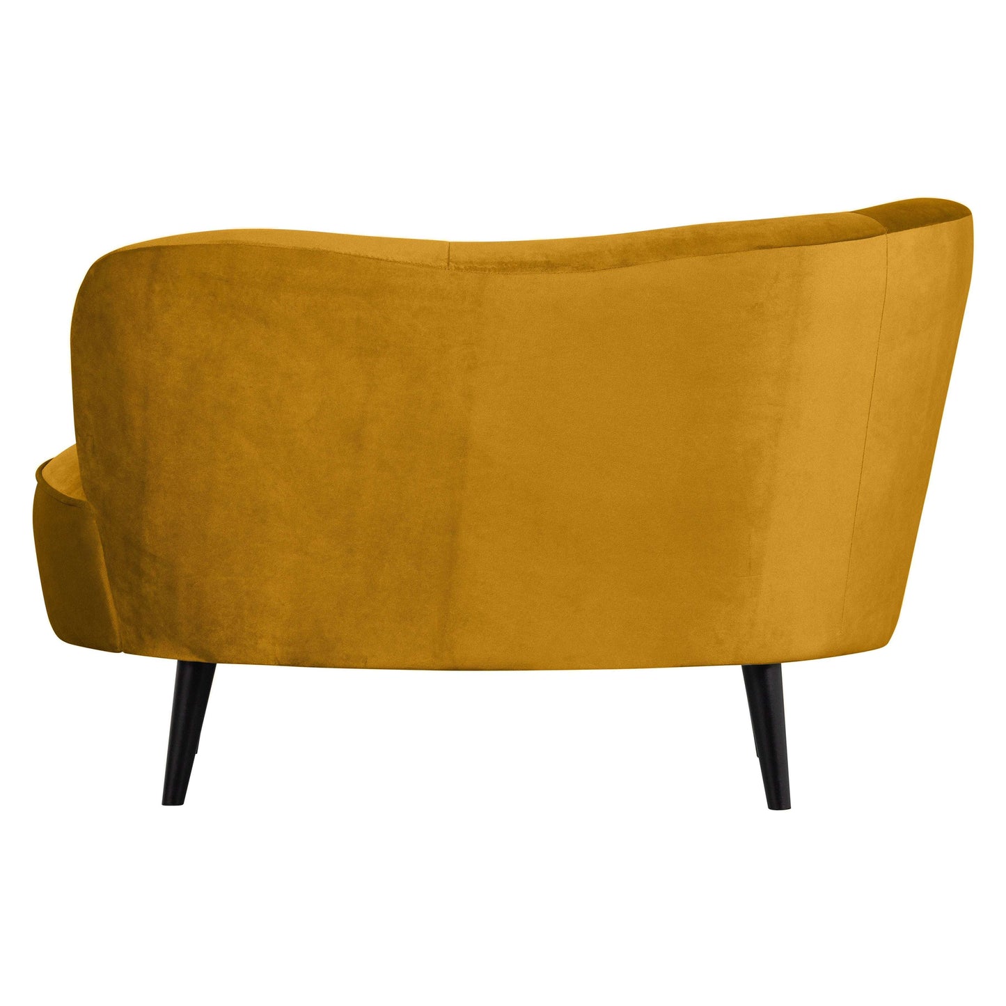 WOOOD Sara lounge fauteuil links ochre