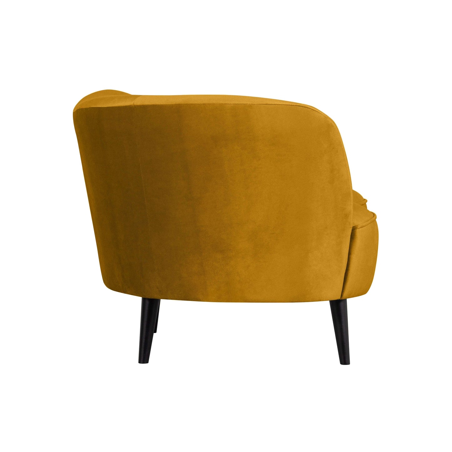 WOOOD Sara lounge fauteuil links ochre