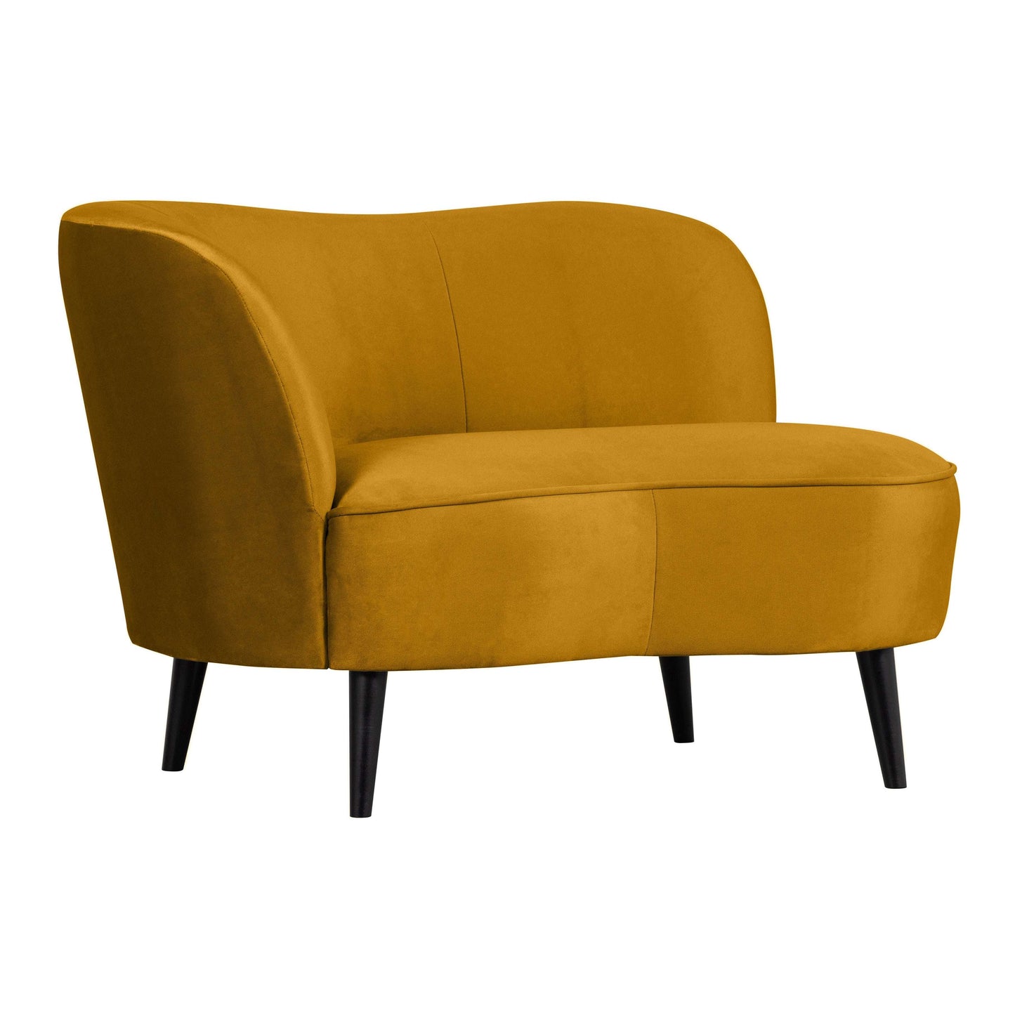 WOOOD Sara lounge fauteuil links ochre