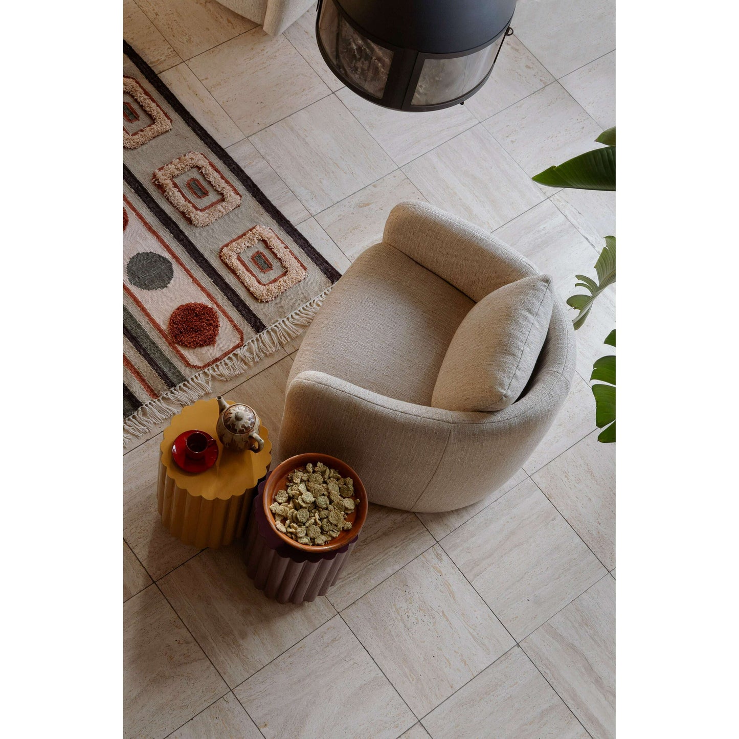 Dutchbone Boho fauteuil sand