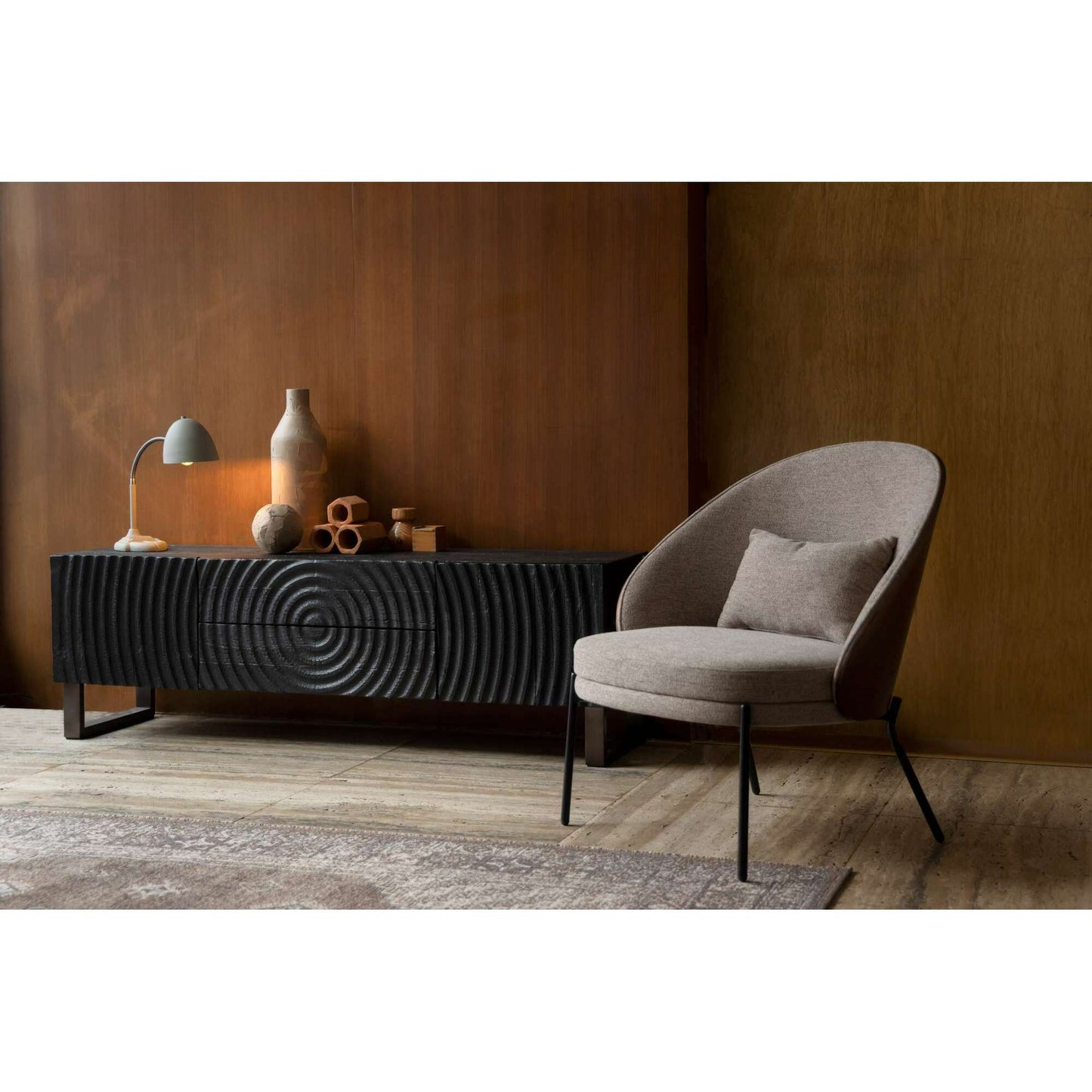 Dutchbone Rodin fauteuil beige