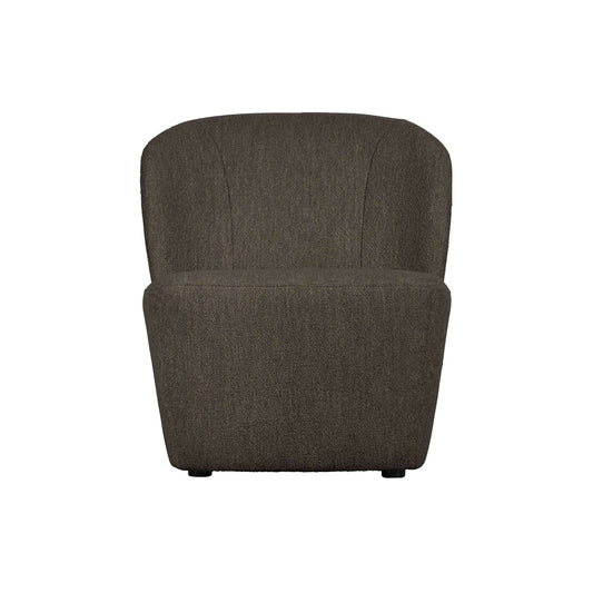 vtwonen Lofty fauteuil boucle bruin