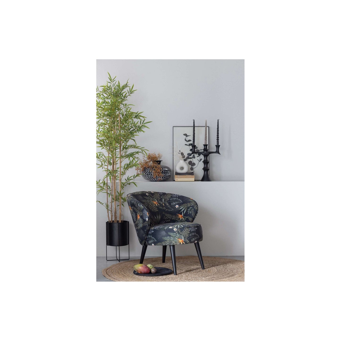 WOOOD Bo fauteuilbloem print mulit