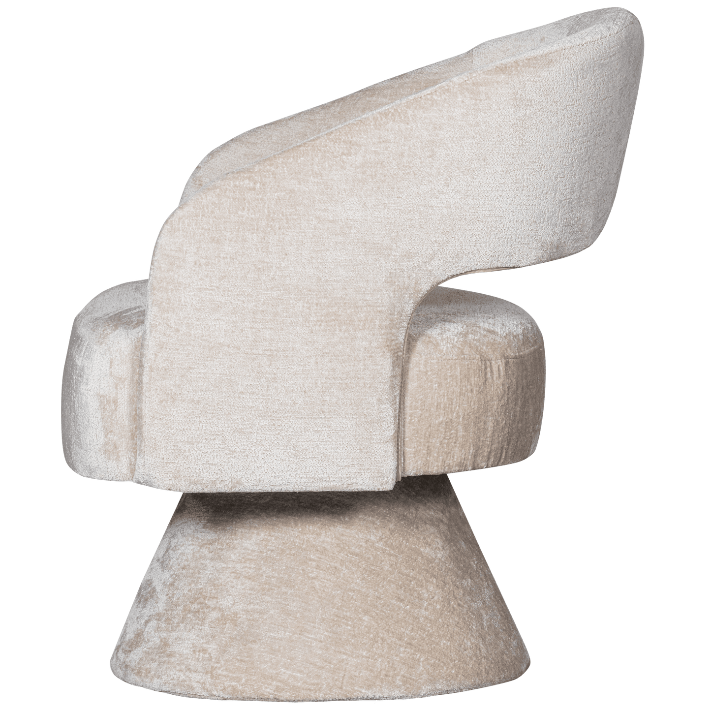 WOOOD Ebba draaibare fauteuil naturel