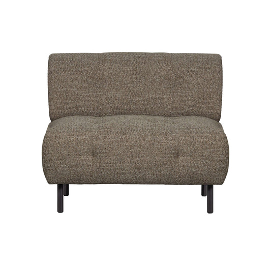 WOOOD Exclusive Lloyd fauteuil donkerbruin melange