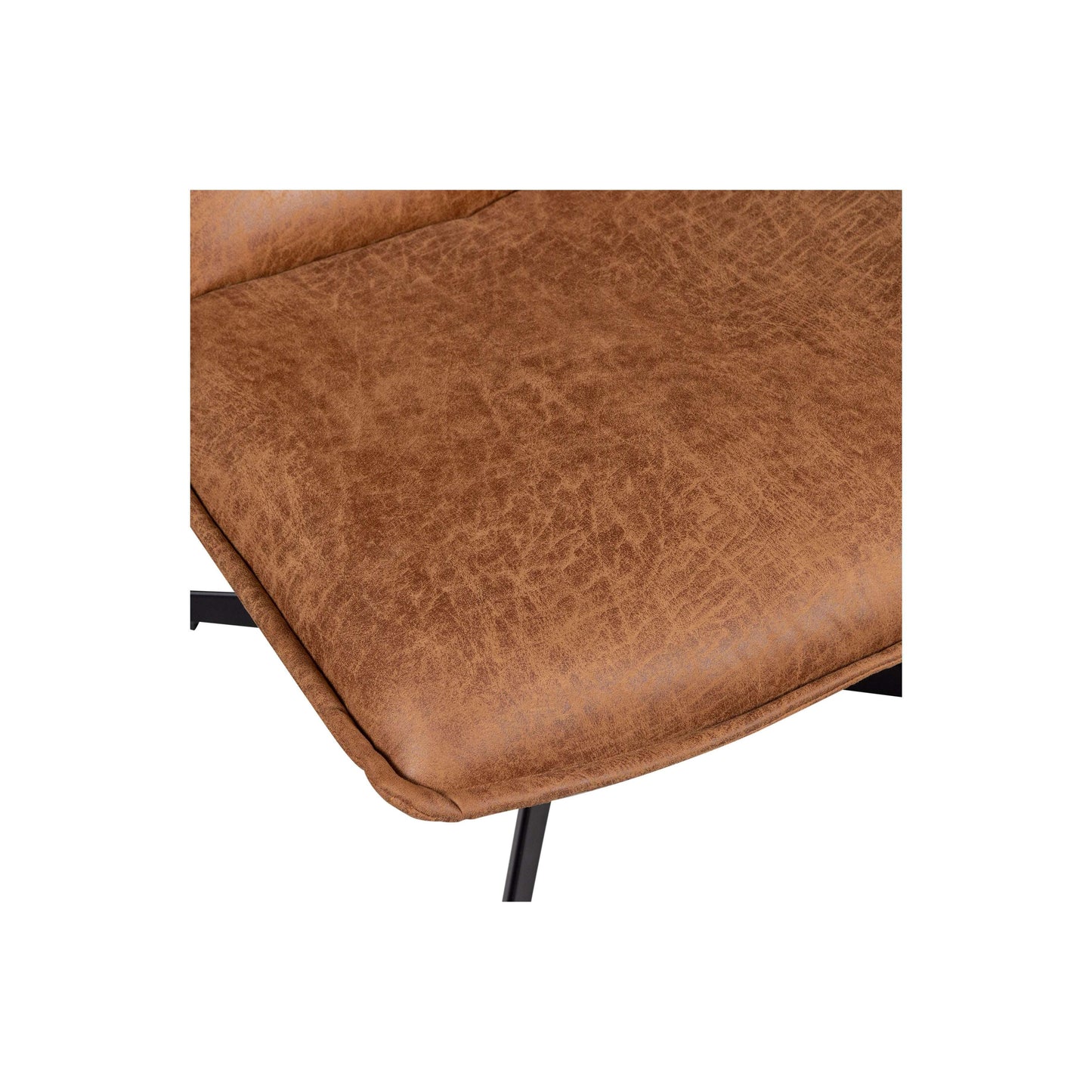 WOOOD Exclusive Nika draaifauteuil cognac