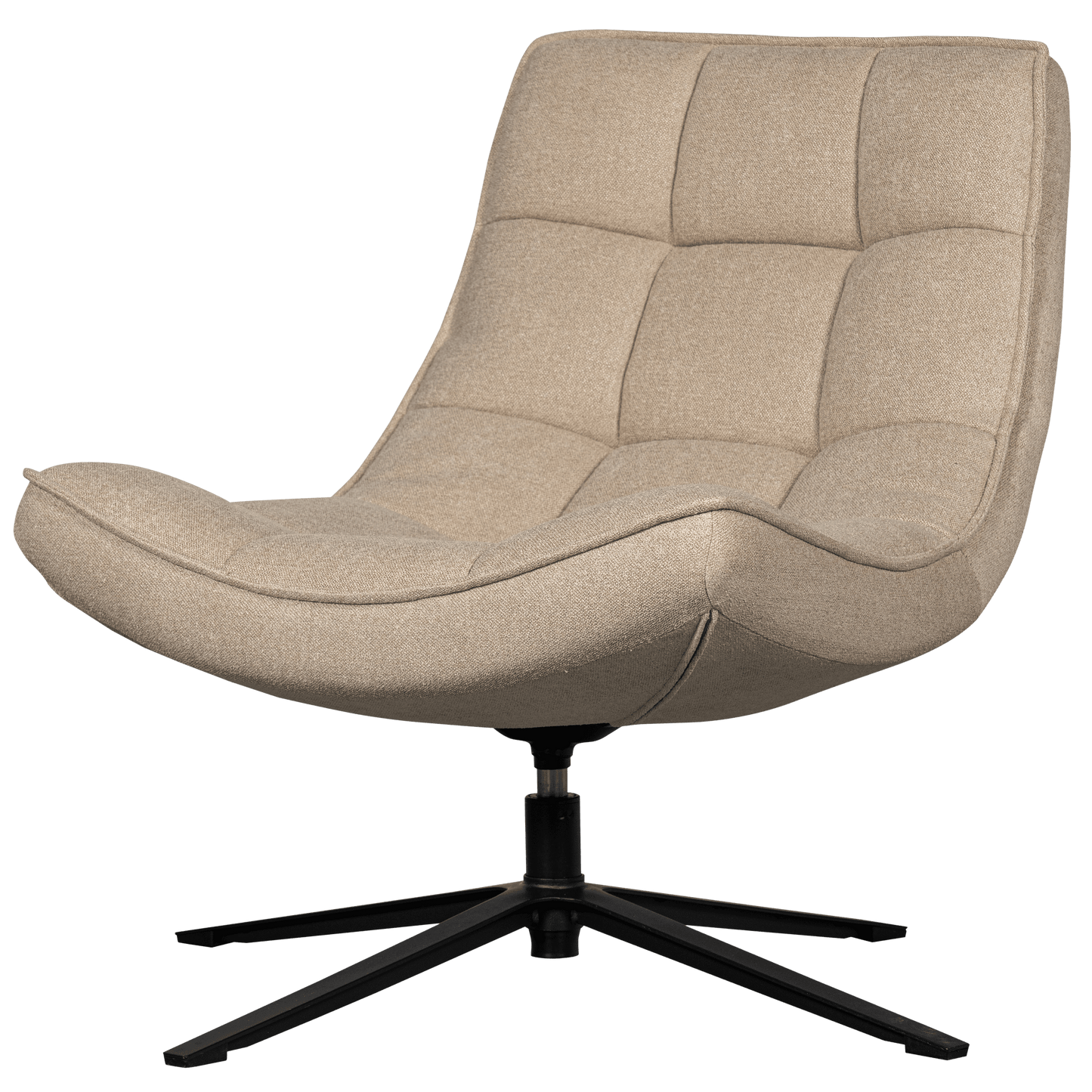 WOOOD Maudi draaifauteuil naturel