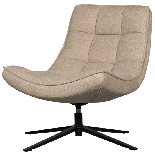 WOOOD Maudi draaifauteuil naturel