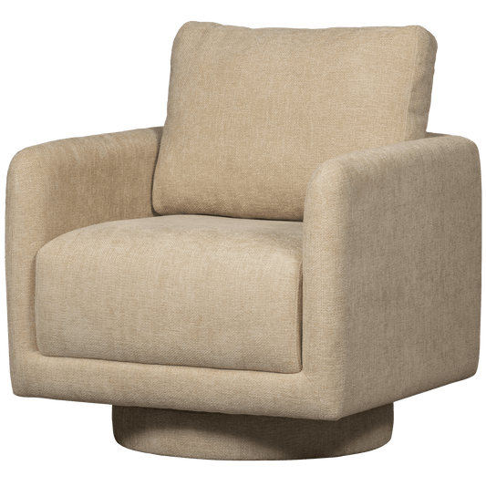 WOOOD Oscar draaifauteuil naturel