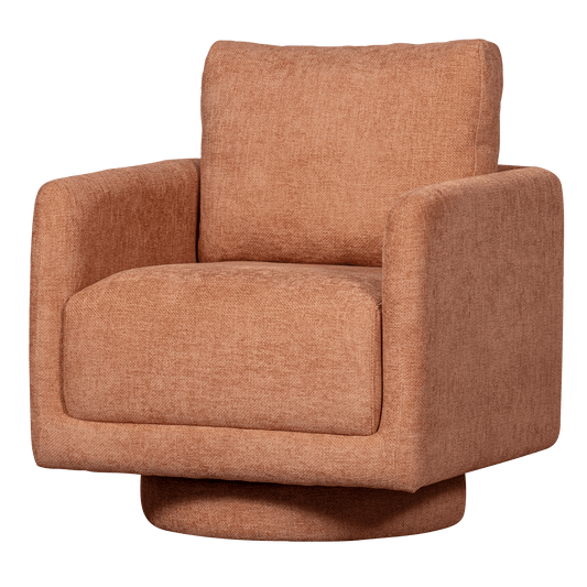 WOOOD Oscar draaifauteuil salmon