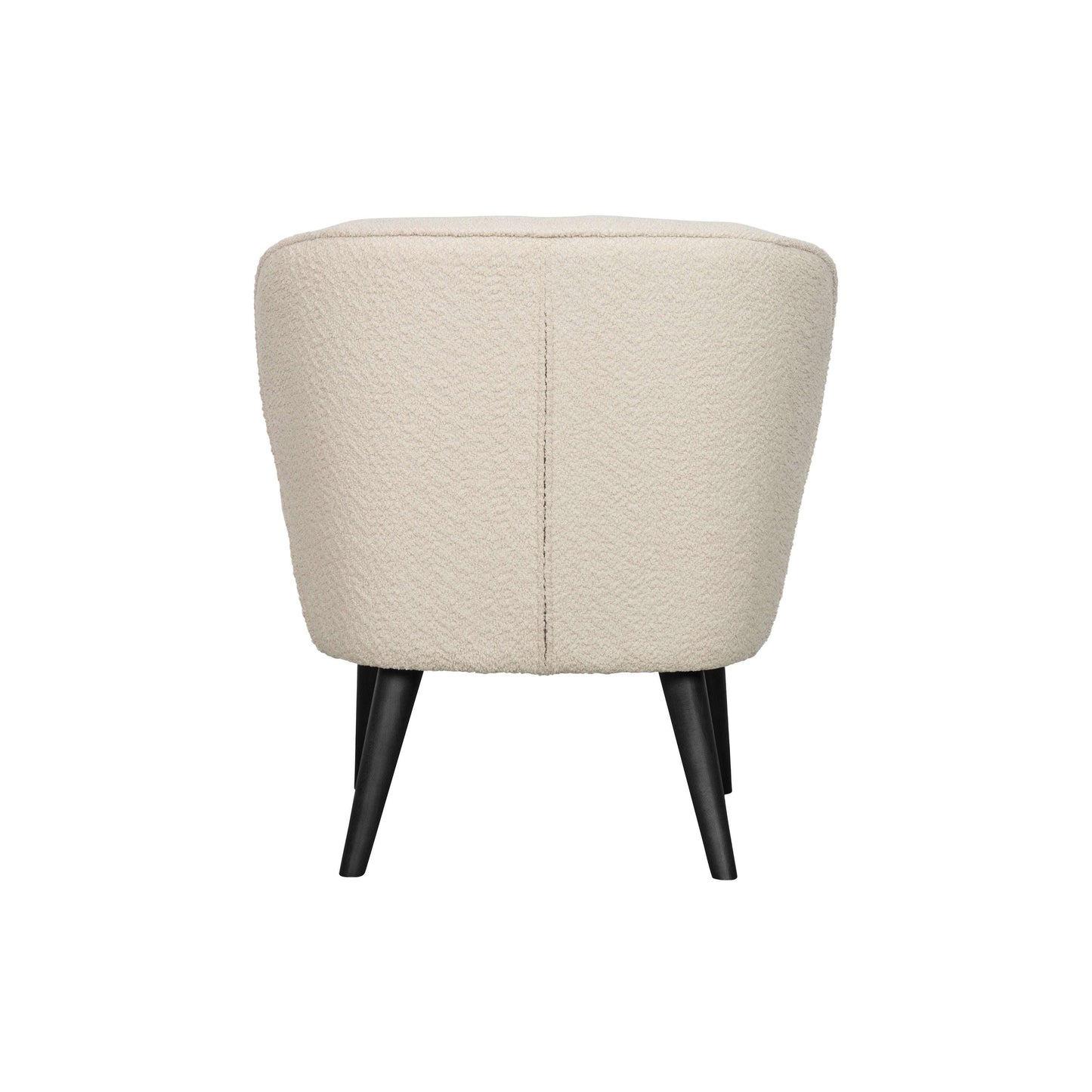 WOOOD Sara fauteuil boucle wit