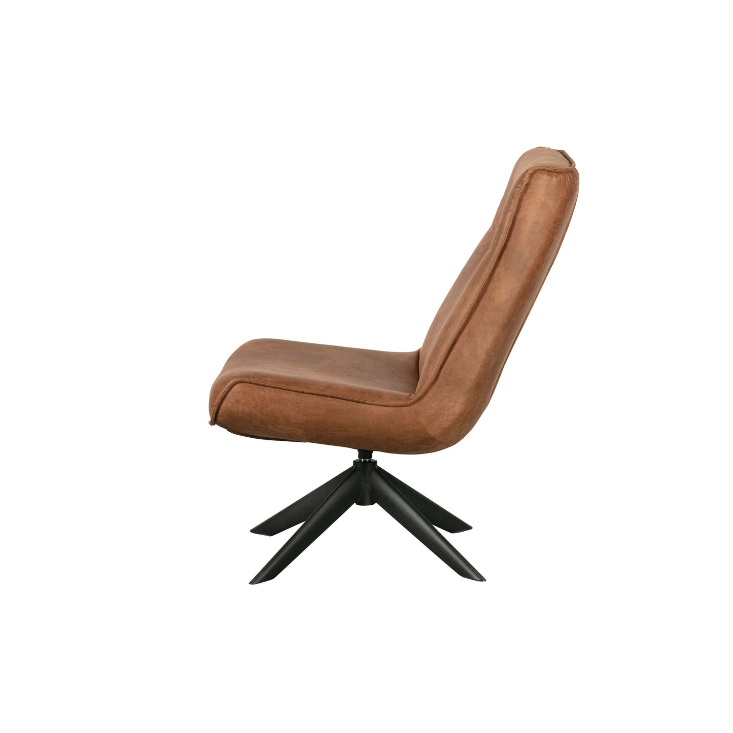 WOOOD Skyler draaifauteuil bruin