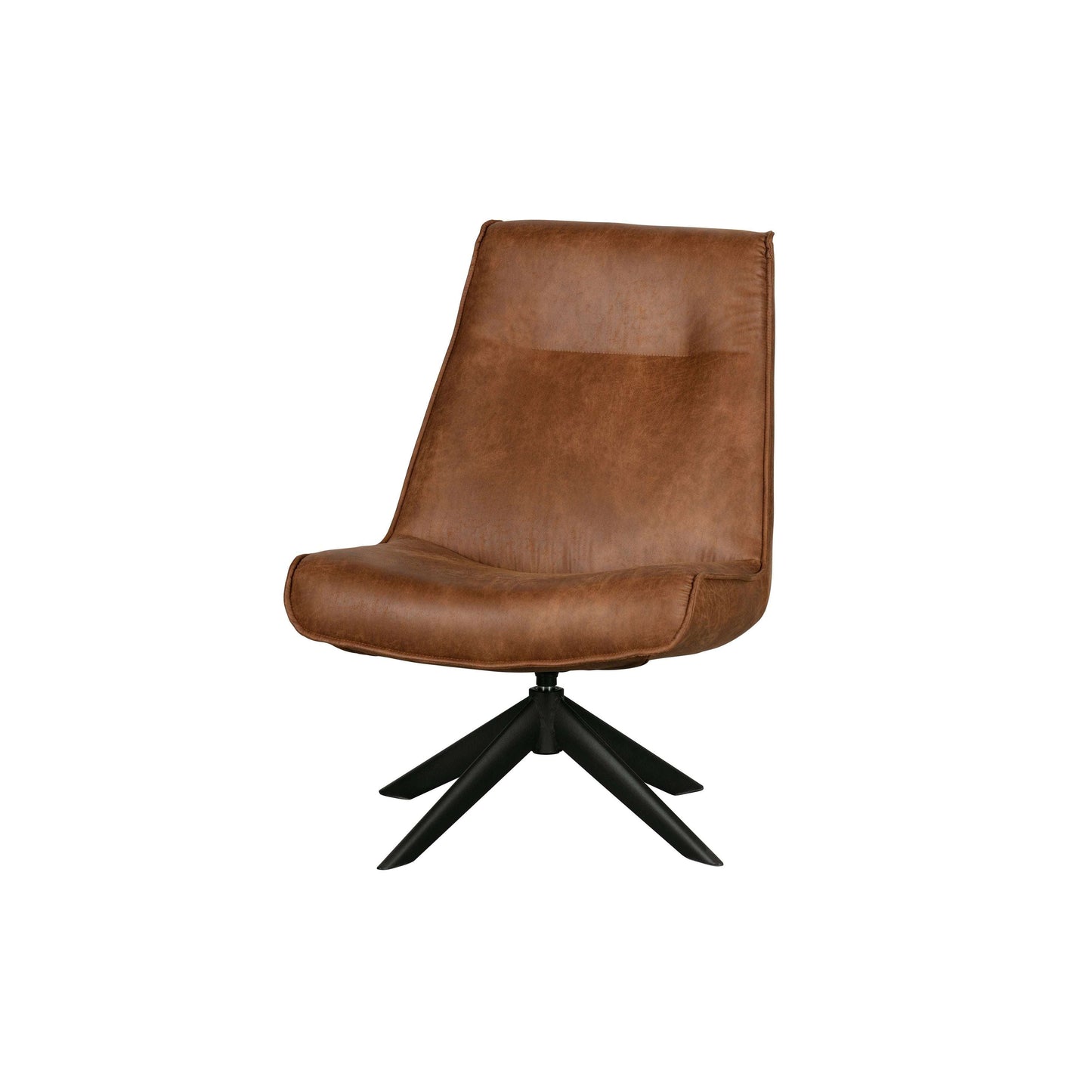 WOOOD Skyler draaifauteuil bruin