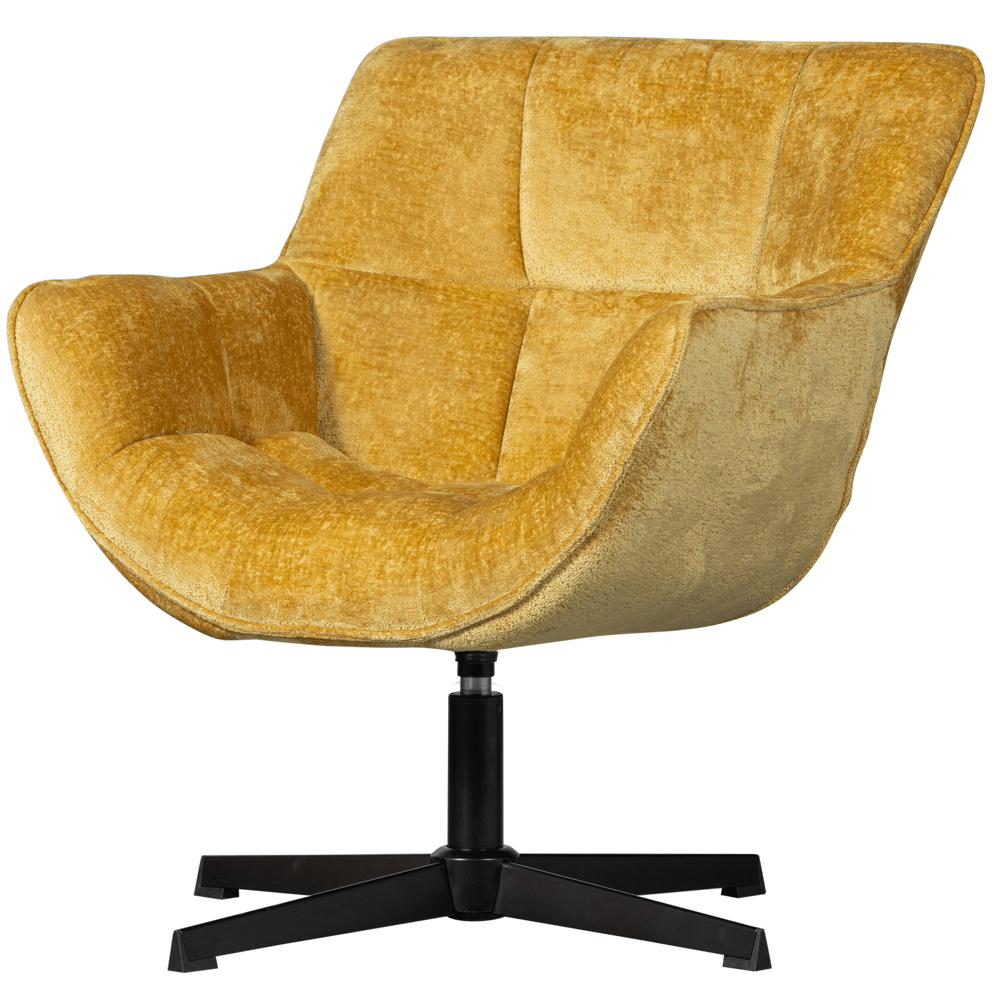 WOOOD Wibo draaifauteuil curry
