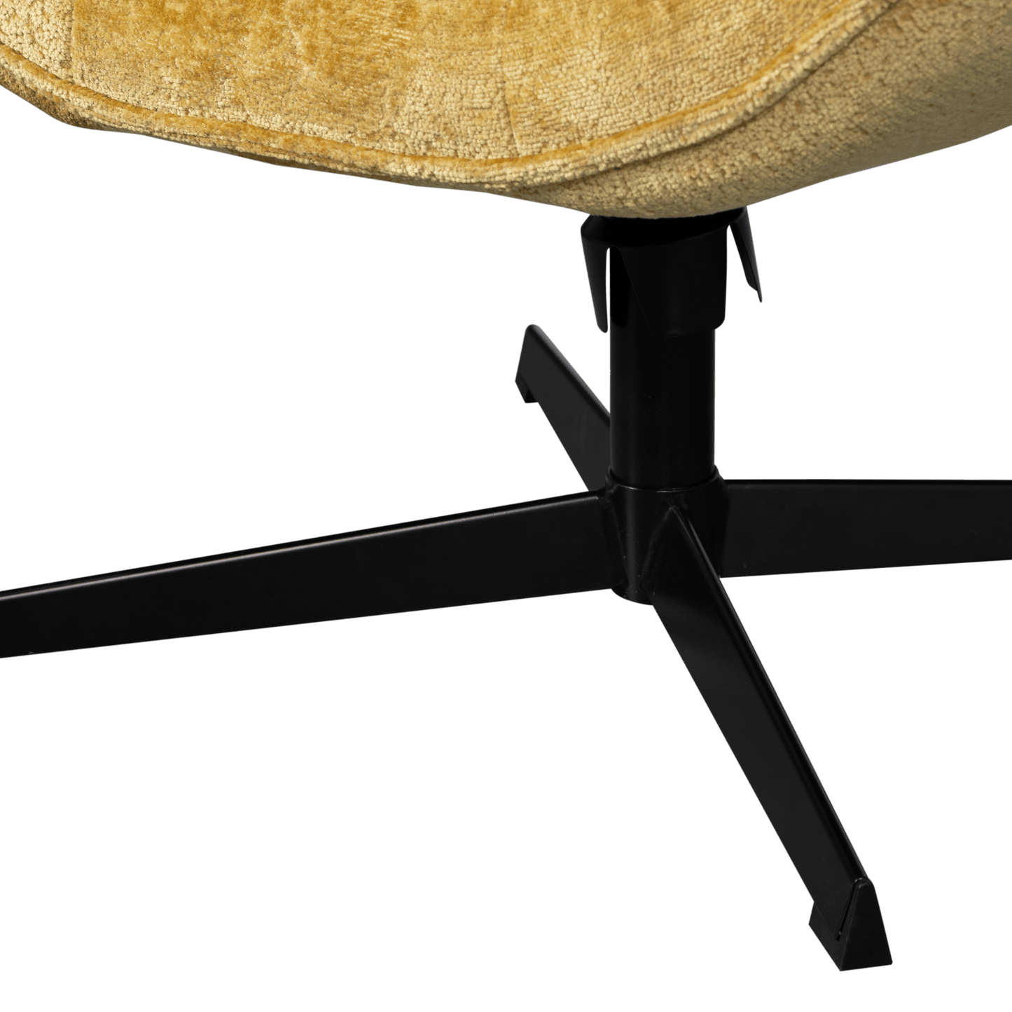 WOOOD Wibo draaifauteuil curry